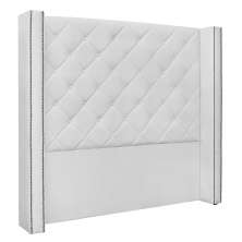 Cabeceira Queen 1,60m Vicenza Corano Branco - Pallazio