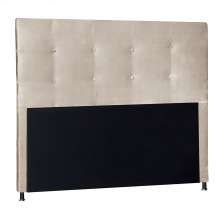 Cabeceira Solteiro 0,90m Berlim Suede Bege - Pallazio