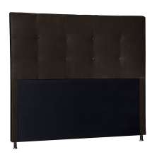 Cabeceira Solteiro 0,90m Berlim Suede Marrom - Pallazio