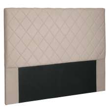 Cabeceira Solteiro 0,90m Esmeralda Suede Bege - Pallazio