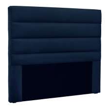Cabeceira Solteiro 0,90m Las Palmas Suede Azul Marinho - Pallazio