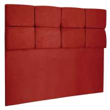 Cabeceira Solteiro 0,90m Nina Suede Vermelho - Pallazio