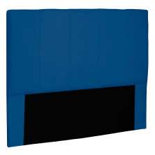 Cabeceira Solteiro 0,90m Ravenna Suede Azul Marinho - Pallazio