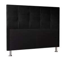 Cabeceira Solteiro 0,90m Roma Suede Preto - Pallazio