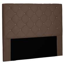 Cabeceira Solteiro 0,90m Tânia Suede Caramelo - Pallazio
