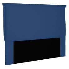 Cabeceira Solteiro 0,90m Veneza Suede Azul Marinho - Pallazio