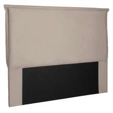Cabeceira Solteiro 0,90m Veneza Suede Bege - Pallazio