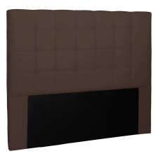 Cabeceira Solteiro 0,90m Verona Suede Marrom Café - Pallazio
