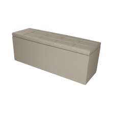 Calçadeira Recamier Baú Queen 1,60m Roma Corano - Pallazio