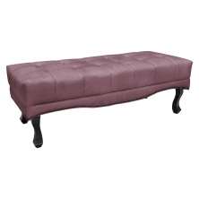 Calçadeira Recamier King 1,95m Vicenza Veludo Uva - Pallazio