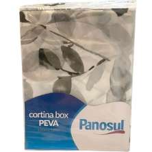 Cortina Box para Chuveiro Peva 180x180cm Folhas
