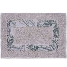 Tapete de Banheiro Slim Algodão 40x60cm Folhagem