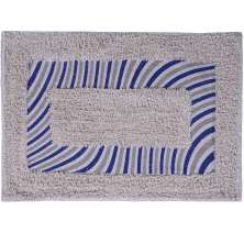 Tapete de Banheiro Slim Algodão 40x60cm Ondas