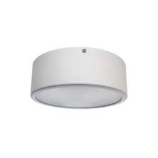 Plafon Redondo De Alumínio Branco 20cm 1L
