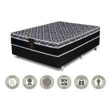Colchão Queen Size Molas De Fio Continuo Confortável Alta Qualidade Certificado Pelo Inmetro Luxuoso Cfl