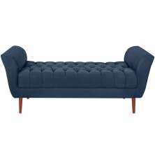 Recamier Grecia 150cm Suede Azul Marinho MPassos