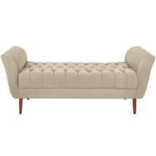Recamier Grecia 150cm Suede Bege MPassos