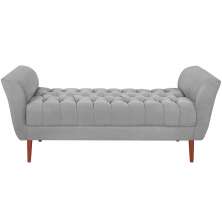 Recamier Grecia 150cm Suede Cinza Claro MPassos