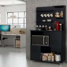 Cozinha Compacta Vini 2 Portas Preta