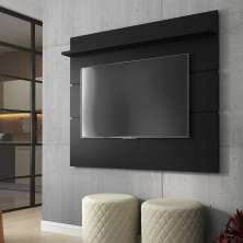 Painel Para TV 46" Prism 1.4 - Preto Acetinado - Patrimar Móveis