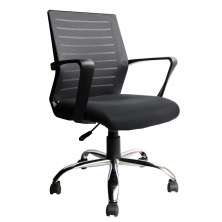 Cadeira Diretor Pelegrin PEL-8501 Tela Mesh Preta