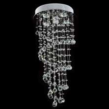 Lustre Nilo Com Adornos Em Acrílico De Alto Brilho - Cor Cristal - Pelegrin