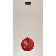 Lustre Pendente Grape Vine Pelegrin PEL-074 Vime Vermelho
