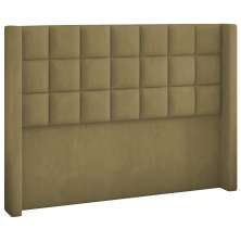 Cabeceira Casal 140 cm Genov Veludo SL 945 Peer
