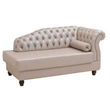 Chaise Estofada com Pés de Madeira Vega TCS-350 Branco - Perfan