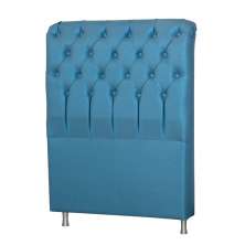 Cabeceira Domus 90 TCA-946 Veludo Azul Claro Perfan Móveis