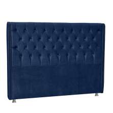 Cabeceira Firenze 140 TCA-957 Veludo Azul Perfan Móveis