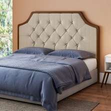 Cabeceira Orion 140 TCS-715 Linho Creme Perfan Móveis