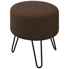Puff Puf Para Sala Pes Metal Small Veludo SL 942 Peer