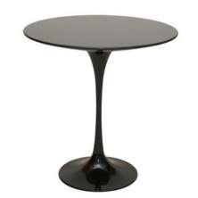 Mesa Lateral Tulipa Saarinen Redonda 41 cm Laqueada
