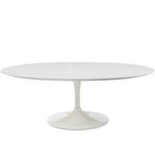 Mesa de Jantar Saarinen Oval 160x90 cm Laqueada
