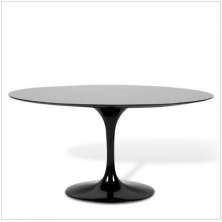 Mesa de Jantar Tulipa Saarinen Oval 235x122 cm Laqueada