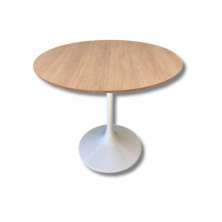 Mesa de Jantar Tulipa Saarinen Redonda 100 cm - Freijó