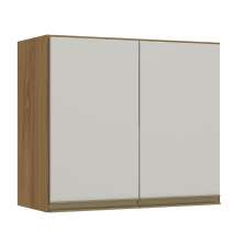 Armário Aéreo Karen 70cm 2 Portas Nature/Off White - SSX Multicoisas