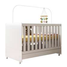 Berço Mini Cama Encanto Branco - Peternella Móveis