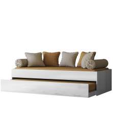 Bicama Solteiro 192 cm Onix Branco Nature Flex PLLA