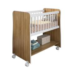 Mini Berço Nature/Branco Rubi Kasa Sofá
