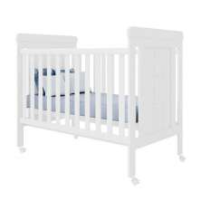 Berço Mini Cama Universo com 4 Rodízios Branco - Phoenix Baby