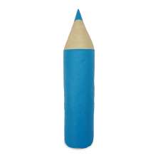 Puff Infantil Lápis em Azul Turquesa