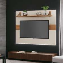 Painel de TV Com Suporte Suspenso Maldivas Off/Nature