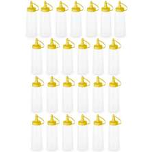 25 Bisnagas Molhos Mostarda Ketchup Maionese 250ml Plasvale Plástica Lanchonete