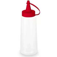 50 Bisnagas Plásticas para Molhos Caldas Ketchup 250ml Lanchonetes Bares Pastelarias Plasvale
