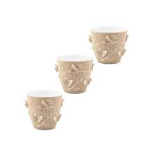 Kit 3 Vasos de Flores Plantas Cachepot 3D Floreira de Mesa D