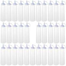 Kit 32 Bisnagas Plásticas Grandes 400ml Maionese Ketchup Mostarda Plasvale Lanchonete