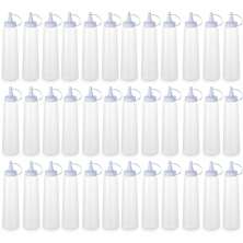 Kit 36 Bisnagas para Molhos Plástica 400ml Ketchup Mostarda Maionese Crepe Caldas