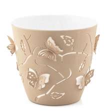 Vaso de Flor Plantas Cachepot 3D Floreira de Mesa Decor 1,4L Plasvale Borboletas
